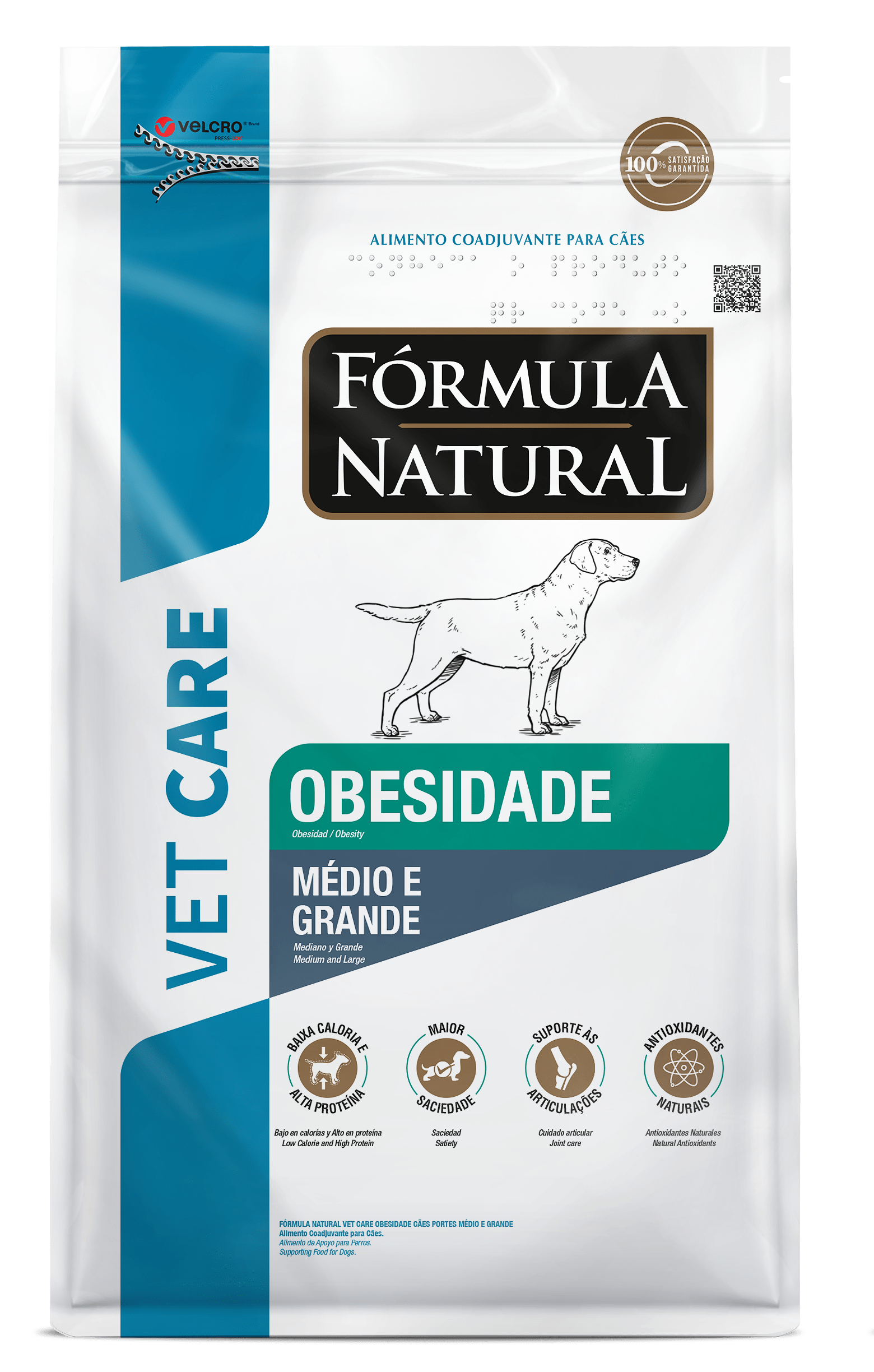 Fórmula Natural Vet Care Obesidade para Cães Porte Médio e Grande 2kg