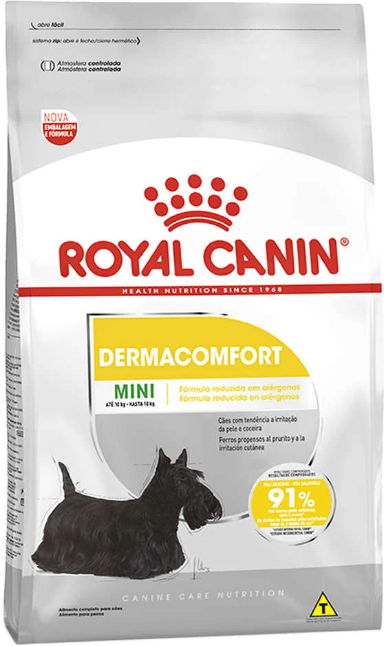 Ração Royal Canin Mini Dermacomfort para Cães Adultos ou Idosos de Raças Pequenas
