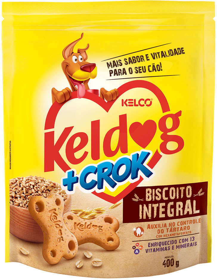 Biscoito Keldog para Cães Adultos Integral