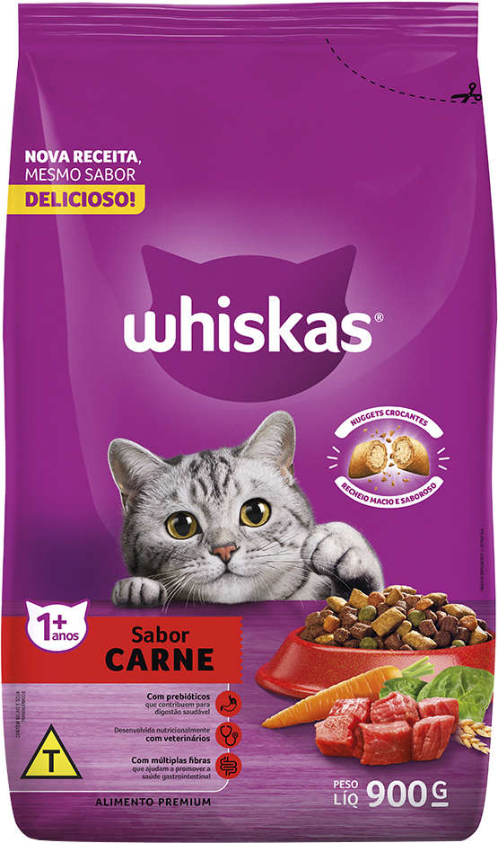 Ração Seca Whiskas Mix de Carnes para Gatos Adultos