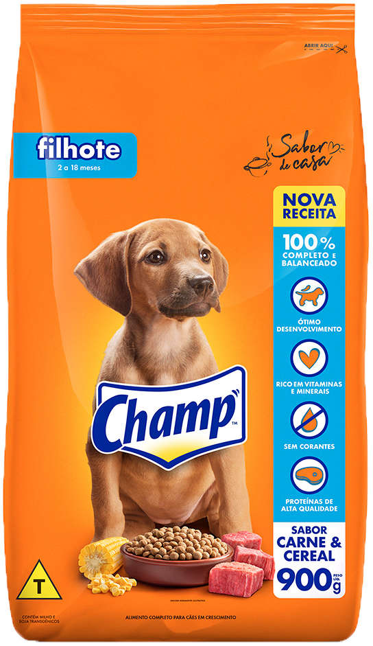 Ração Champ para Cães Filhotes