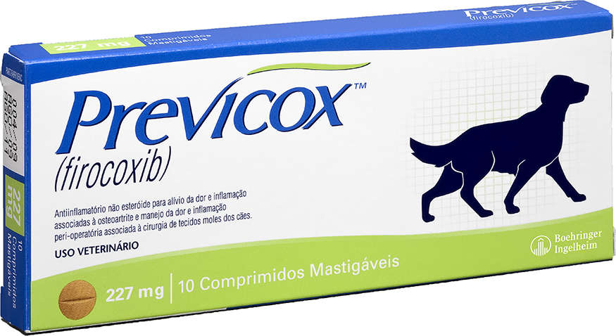 Anti-Inflamatório Previcox 227 mg para Cães -  10 cp