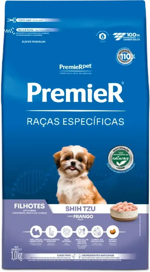 PremieR Raças Específicas para Shih Tzu Filhotes Sabor Frango 1kg