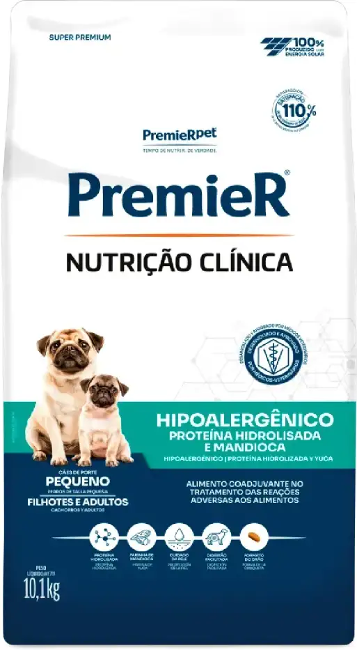 PremieR Nutrição Clínica Hipoalergênico para Cães Adultos e Filhotes Porte Pequeno 10,1kg