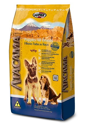 Ração Seca Atacama Puppies All Breeds para Cães Filhotes Todas as Raças