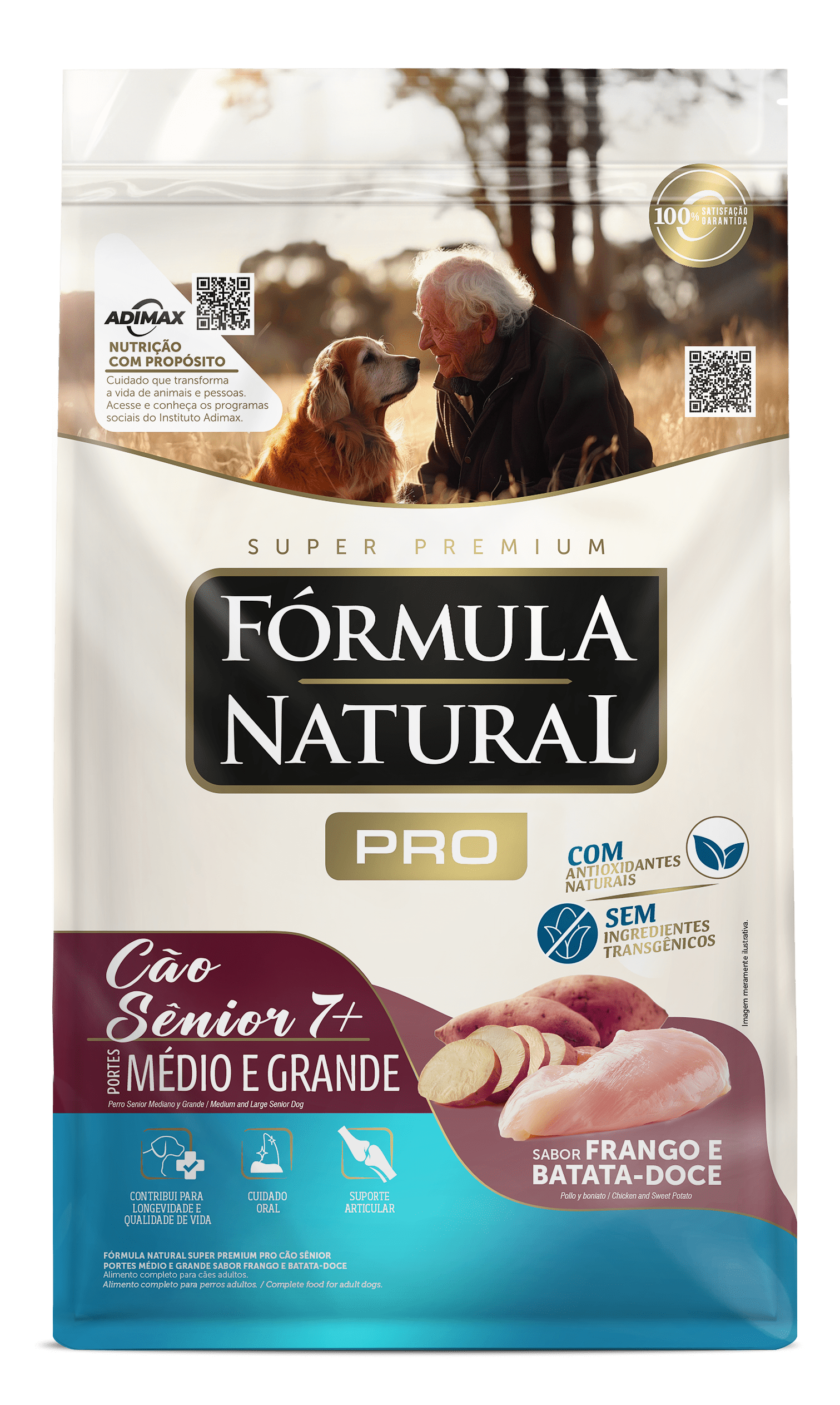 Fórmula Natural Pro para Cães Sênior Portes Médio e Grande 15kg