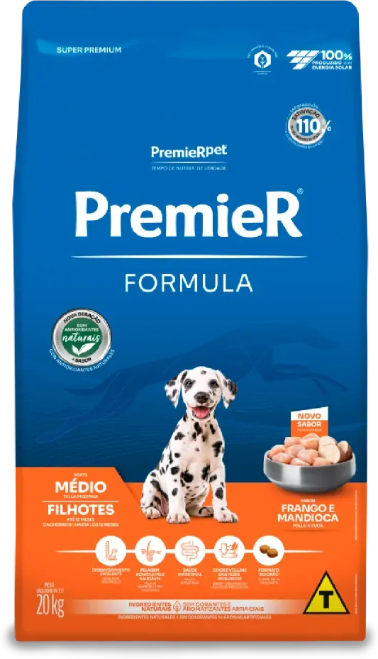 PremieR Fórmula para Cães Filhotes Porte Médio Frango 20kg