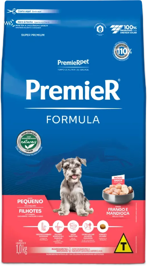 PremieR Formula para Cães Filhotes Porte Pequeno Sabor Frango 1kg