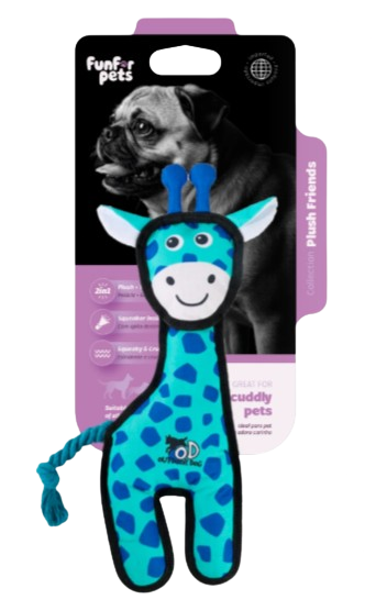 FUNDOG TOY WILD GIRAFFE