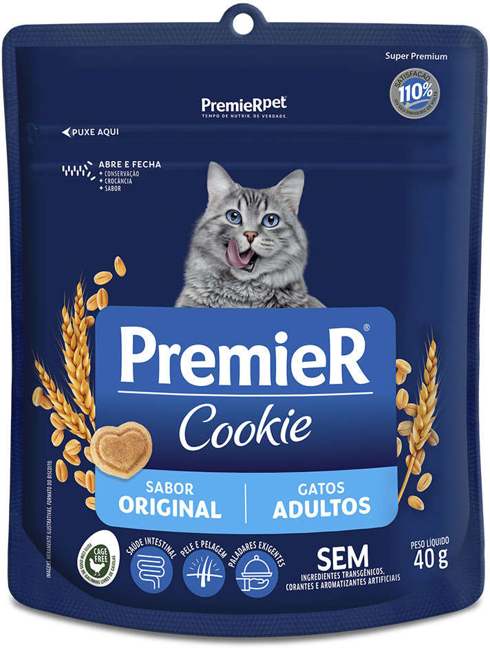 PremieR Cookie para Gatos Adultos Sabor Original 40g