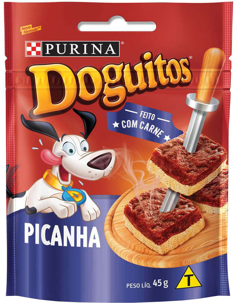 Petisco Purina Doguitos para Cães Sabor Carne