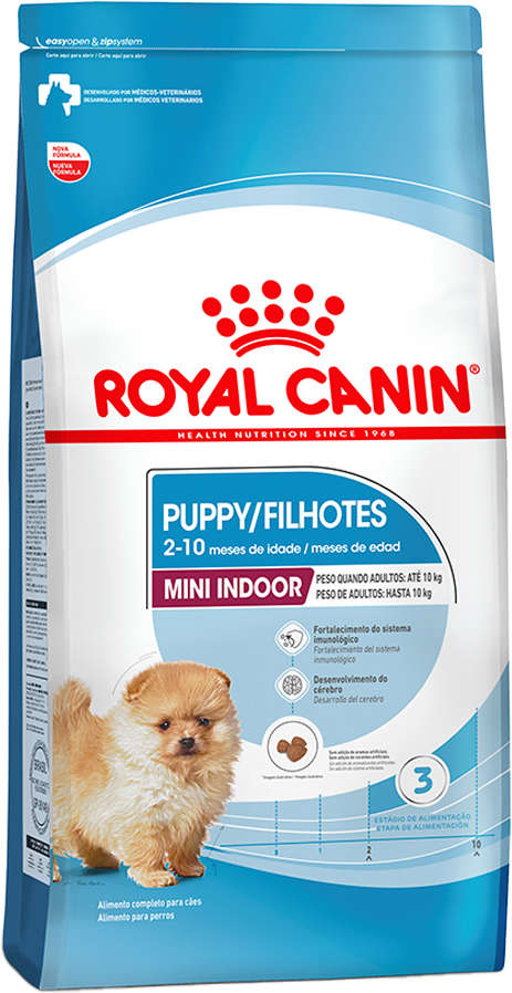 Ração Royal Canin Mini Indoor Junior para Cães Filhotes
