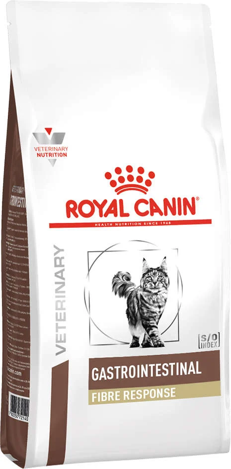 Ração Royal Canin Feline Veterinary Diet Gastro Intestinal Fibre Response para Gatos com Doenças Intestinais