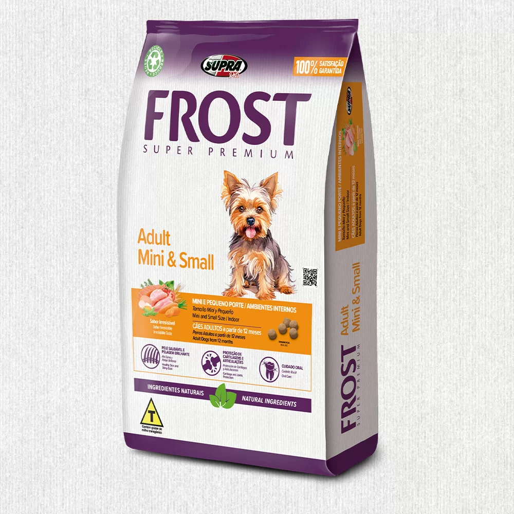 Ração Seca Frost Adult Mini & Small para Cães Adultos Raças Mini e Pequenas