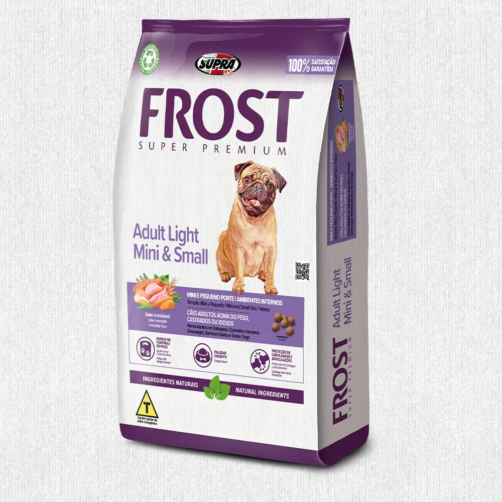 Ração Seca Frost Adult Light Mini & Small para Cães Adultos Raças Mini e Pequenas