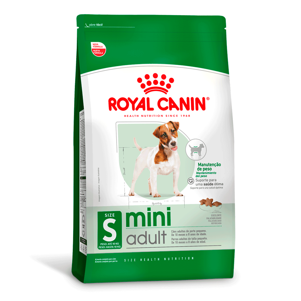 Ração Royal Canin Mini Adult para Cães Adultos de Raças Pequenas com 10 Meses ou mais de Idade