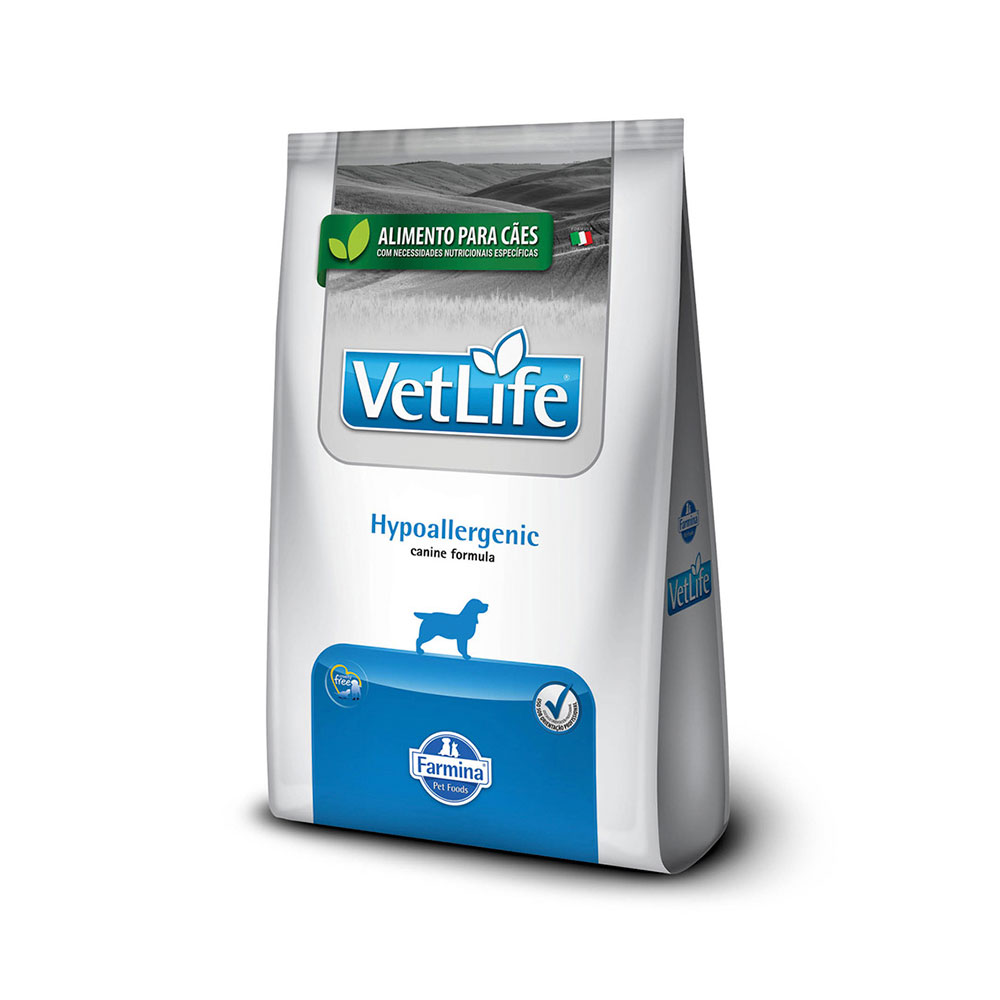 Ração Farmina Vet Life Hypoallergenic para Cães Adultos com Problemas de Pele