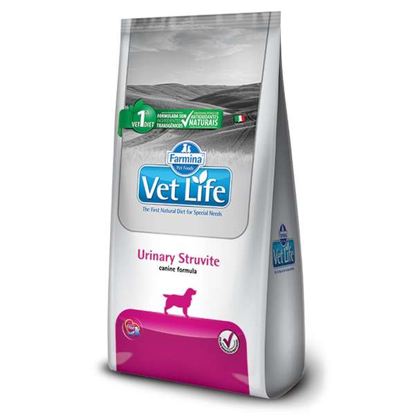 Ração Farmina Vet Life Urinary Struvite para Cães Adultos com Distúrbios Urinários