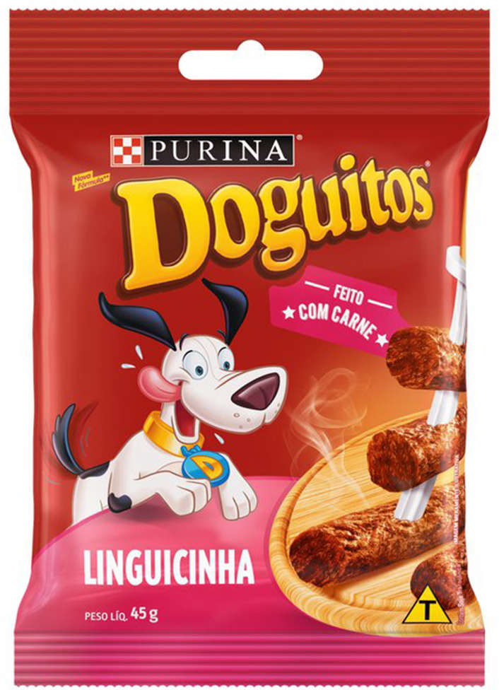 Petisco Purina Doguitos para Cães Sabor Linguiça