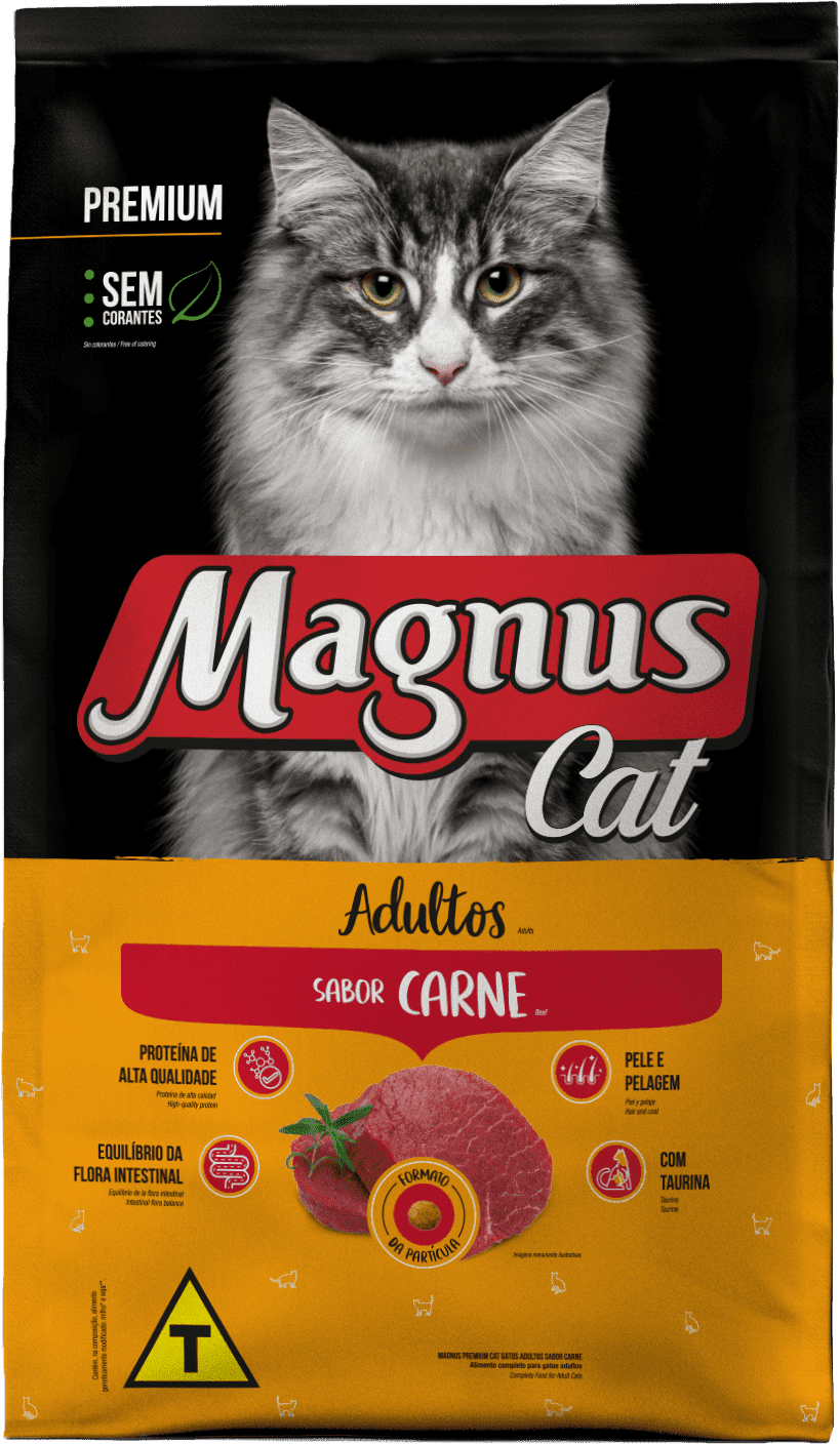 Magnus Cat para Gatos Adultos Sabor Carne 10,1kg
