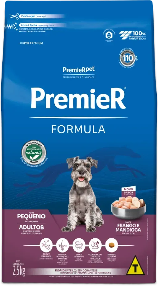 PremieR Formula para Cães Adultos Porte Pequeno sabor Frango 2,5kg