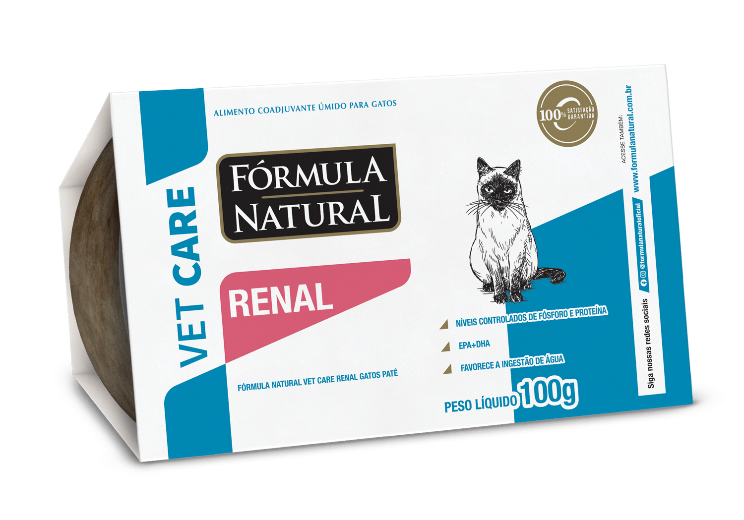 Fórmula Natural Vet Care Renal para Gatos Ração Úmida 100g