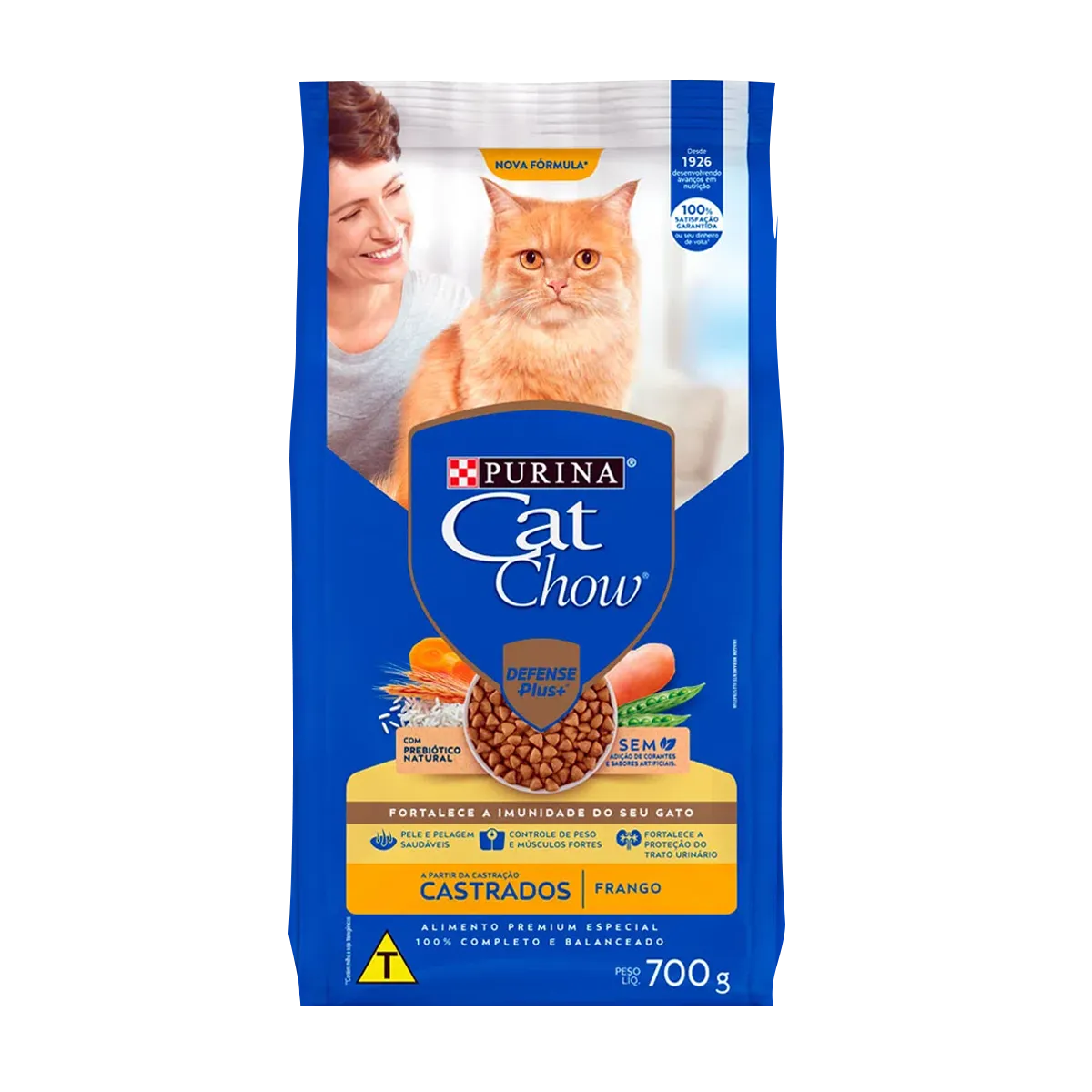 Ração Nestlé Purina Cat Chow Frango para Gatos Castrados
